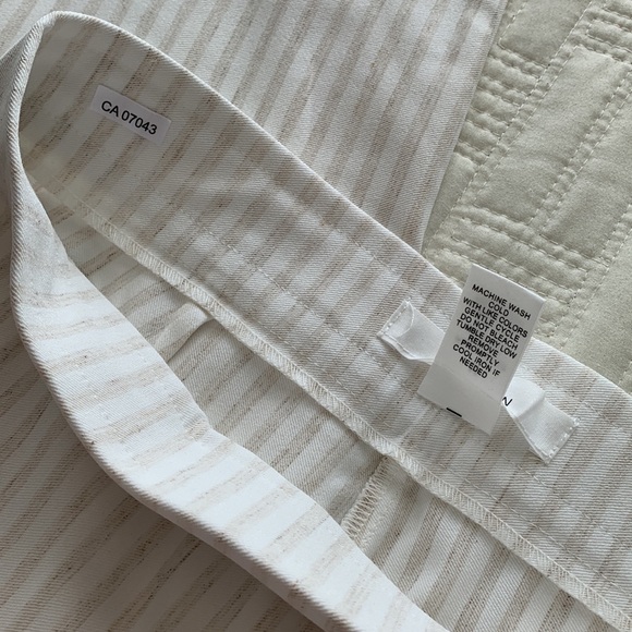 89th + Madison Millennium Pant Stripped Tapered Cropped Dress Pant - Picture 5 of 13